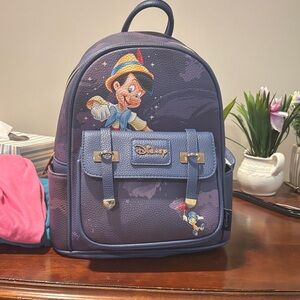 Disney Kids Backpack - Purple with Pinocchio Design